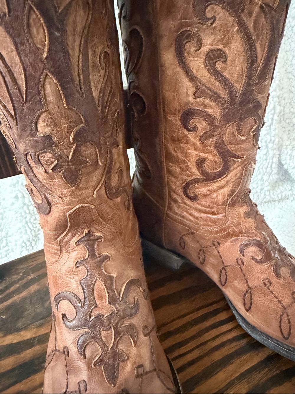 NEW Old Gringo Embroidered Brown Leather Western Cowgirl Boots - Picture 5 of 10